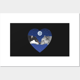 Wolves Under the Moon Posters and Art